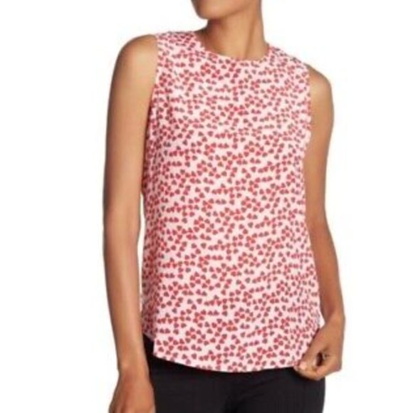 EQUIPMENT 100% Silk Heart Blouse Size XS - Picture 8 of 9